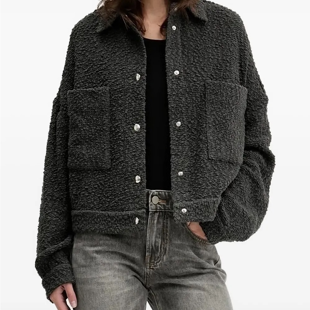 IRO Paris Pabli bouclé textured jacket